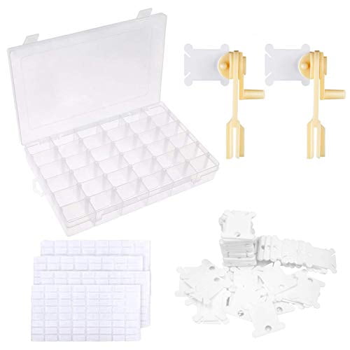 200pcs Plastic Floss Bobbins for Cross Stitch Embroidery Thread Craft DIY Sewing 200pcs Plastic Floss Bobbins for Cross Stitch Embroidery Thread Craft DIY Sewing